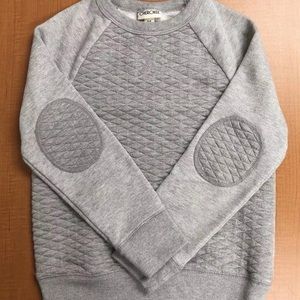 Boy’s “Cherokee” Gray Quilted Sweatshirt, Small